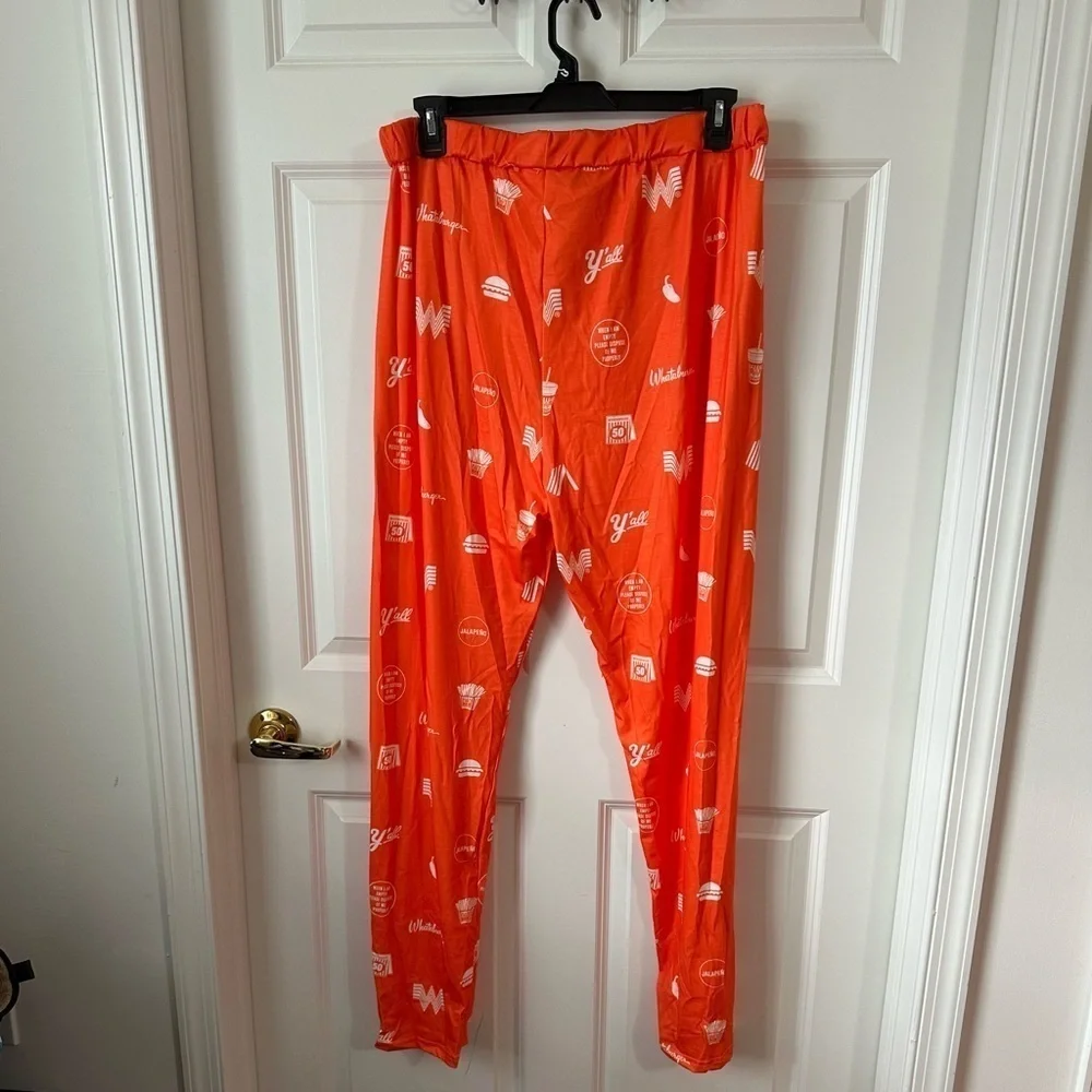 Whataburger Adult PJ's Pajama Set Size 3XL